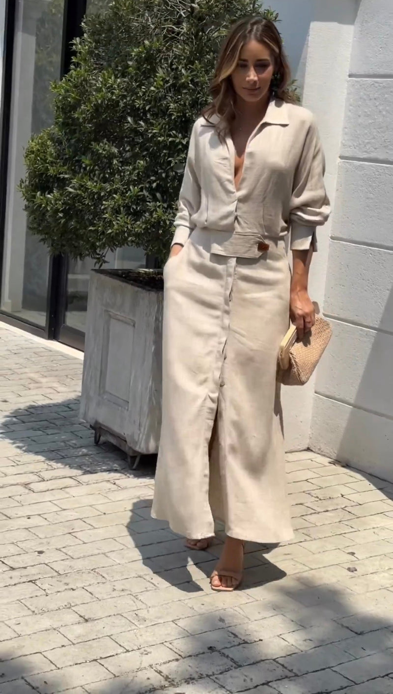 Vestido Floratta - Linho Premium (Leve e Soltinho)